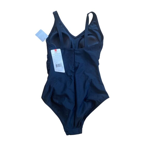 NWT Womens 6 Speedo BLACK "75466" One Piece Swimsuit Bathing Suit - Picture 6 of 7